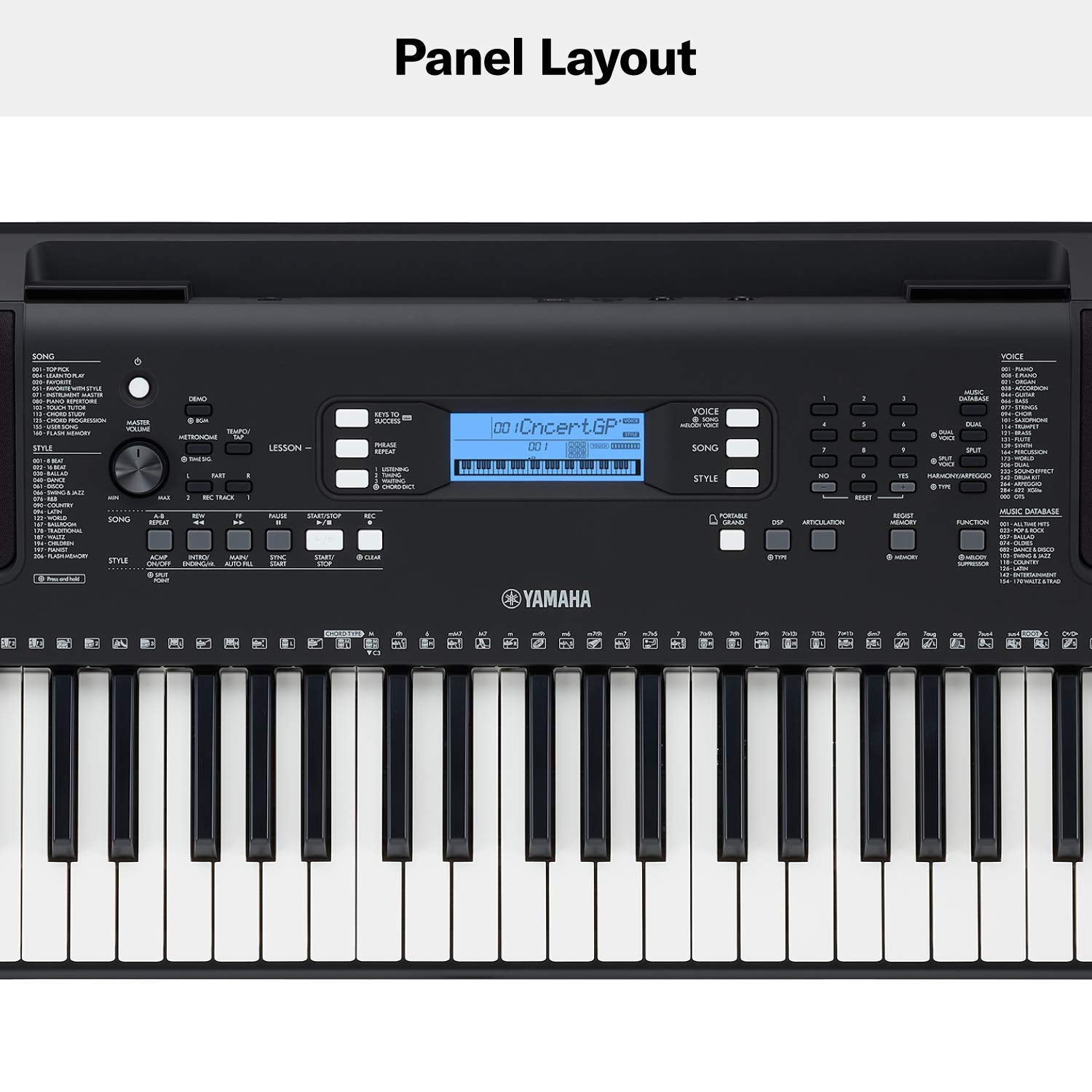 Yamaha PSR-E373 Portable Keyboard – 61 Keys with Touch Sensitivity - Deccan Retail