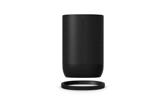 Sonos Move 2 | Wireless Portable Speaker with WiFi, Bluetooth, Amazon Alexa, 24-Hour Battery Life, Wireless Charging Base - Black