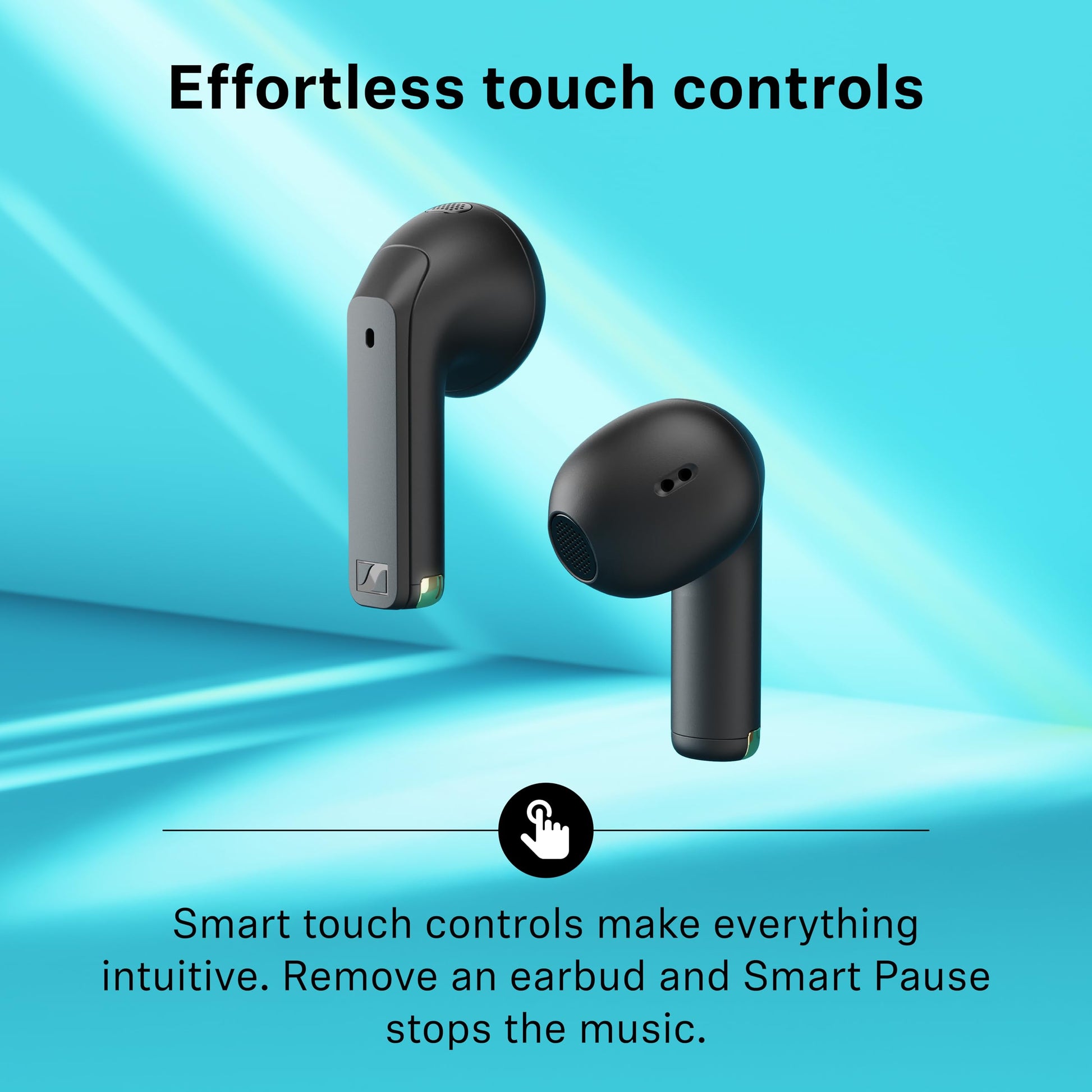 Sennheiser ACCENTUM Open True Wireless Earbuds – Black - Deccan Retail