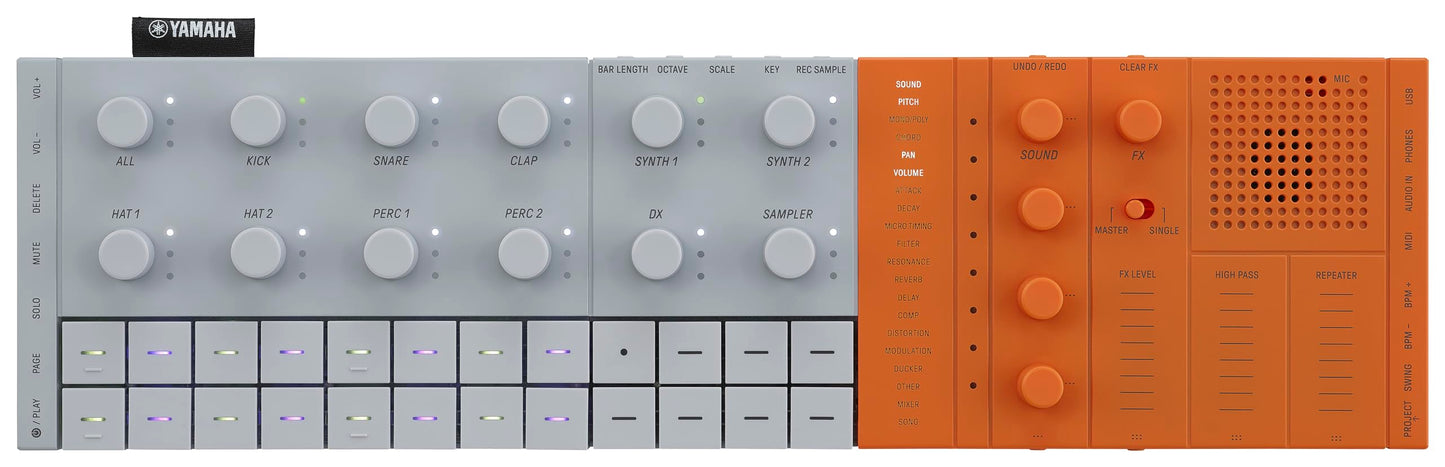 Yamaha SEQTRAK Music Production Studio - Orange - Deccan Retail