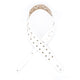 D'Addario L25S1505 Laced Leather Guitar Strap – White - Deccan Retail