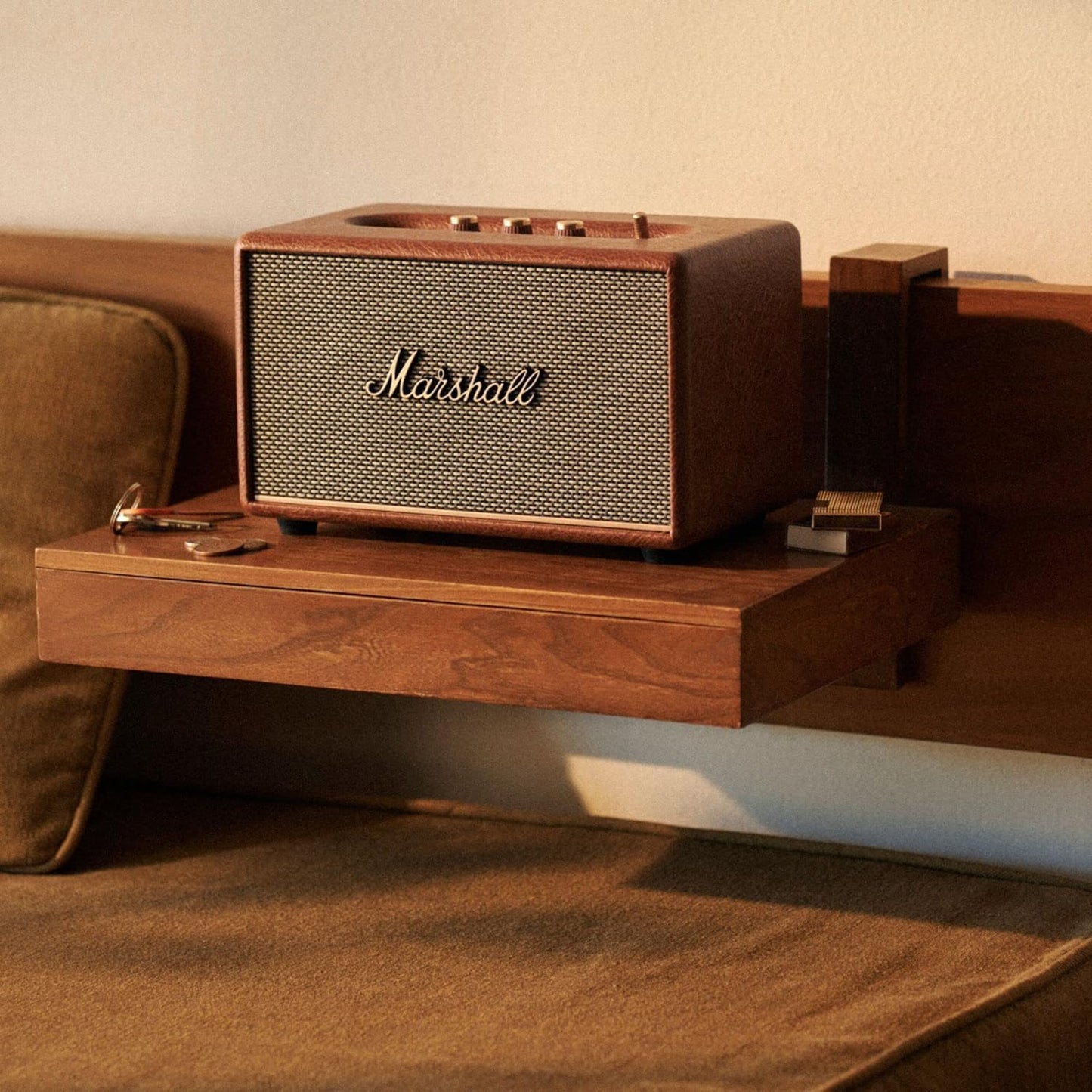 Marshall Acton III 60W Bluetooth Powered Home Speaker – Brown