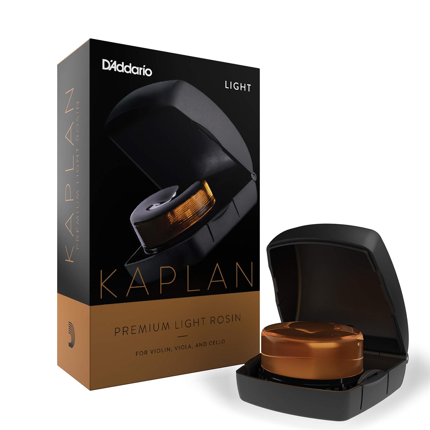 Kaplan Premium Light Rosin with Case for Violin, Viola & Cello (KRDL) - Deccan Retail