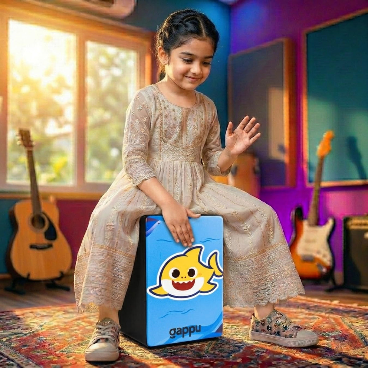 Gappu Kids Cajon Baby Shark Themed