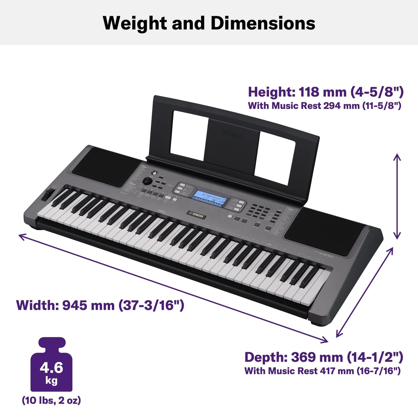 Yamaha PSR-I300 Portable Keyboard – 61 Keys with Indian Voices & Styles - Deccan Retail
