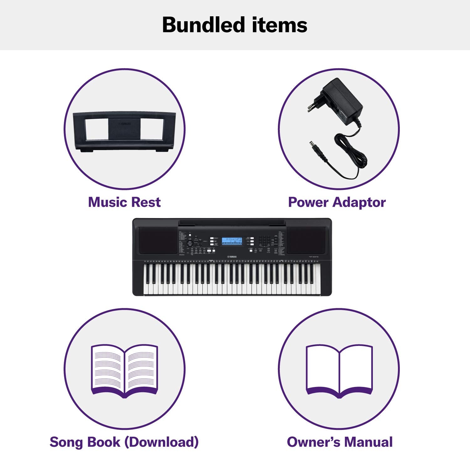 Yamaha PSR-E373 Portable Keyboard – 61 Keys with Touch Sensitivity - Deccan Retail
