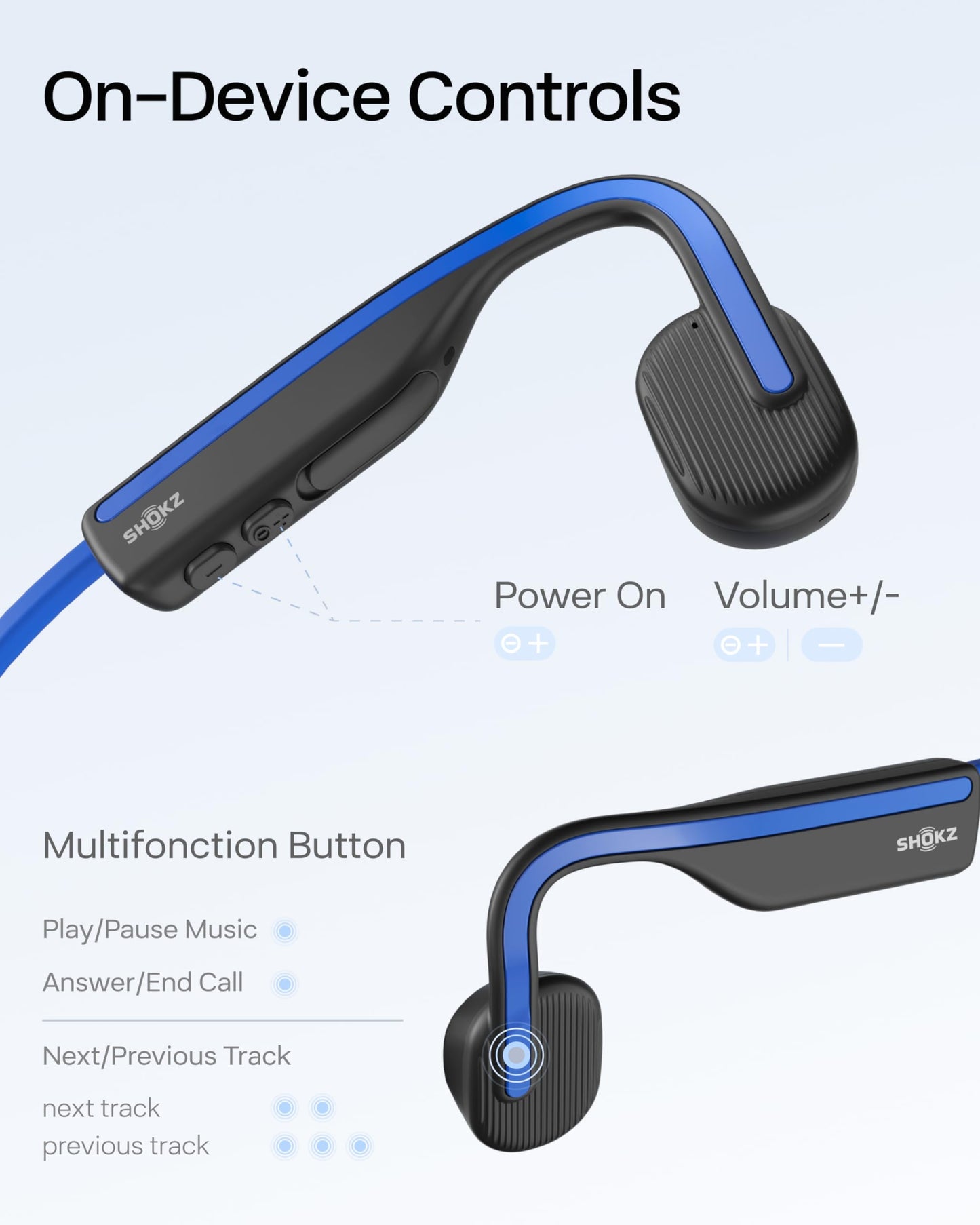SHOKZ OpenMove – Elevation Blue - Deccan Retail