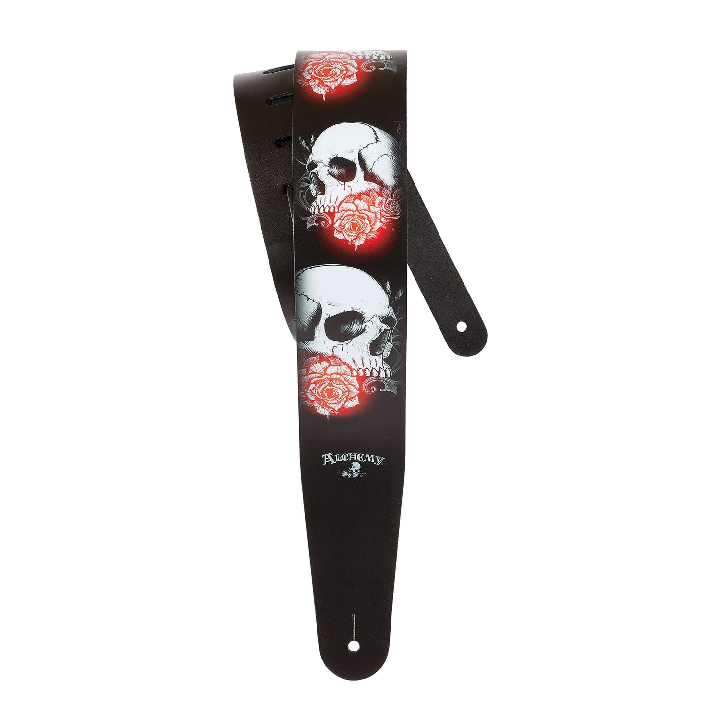 D'Addario Alchemy Leather Guitar Strap – Luminous Rose (25LAL12) - Deccan Retail