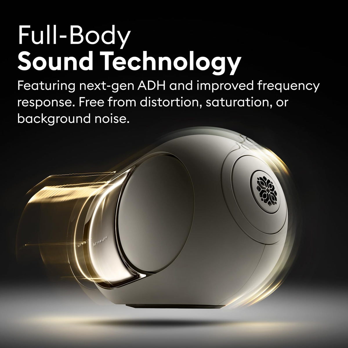 Devialet Phantom Ultimate 108 dB Bluetooth Speaker – Light Pearl