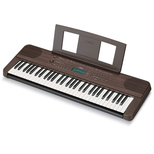 Yamaha PSR-E360DW Portable Keyboard – 61 Keys with Touch Sensitivity - Dark Walnut - Deccan Retail