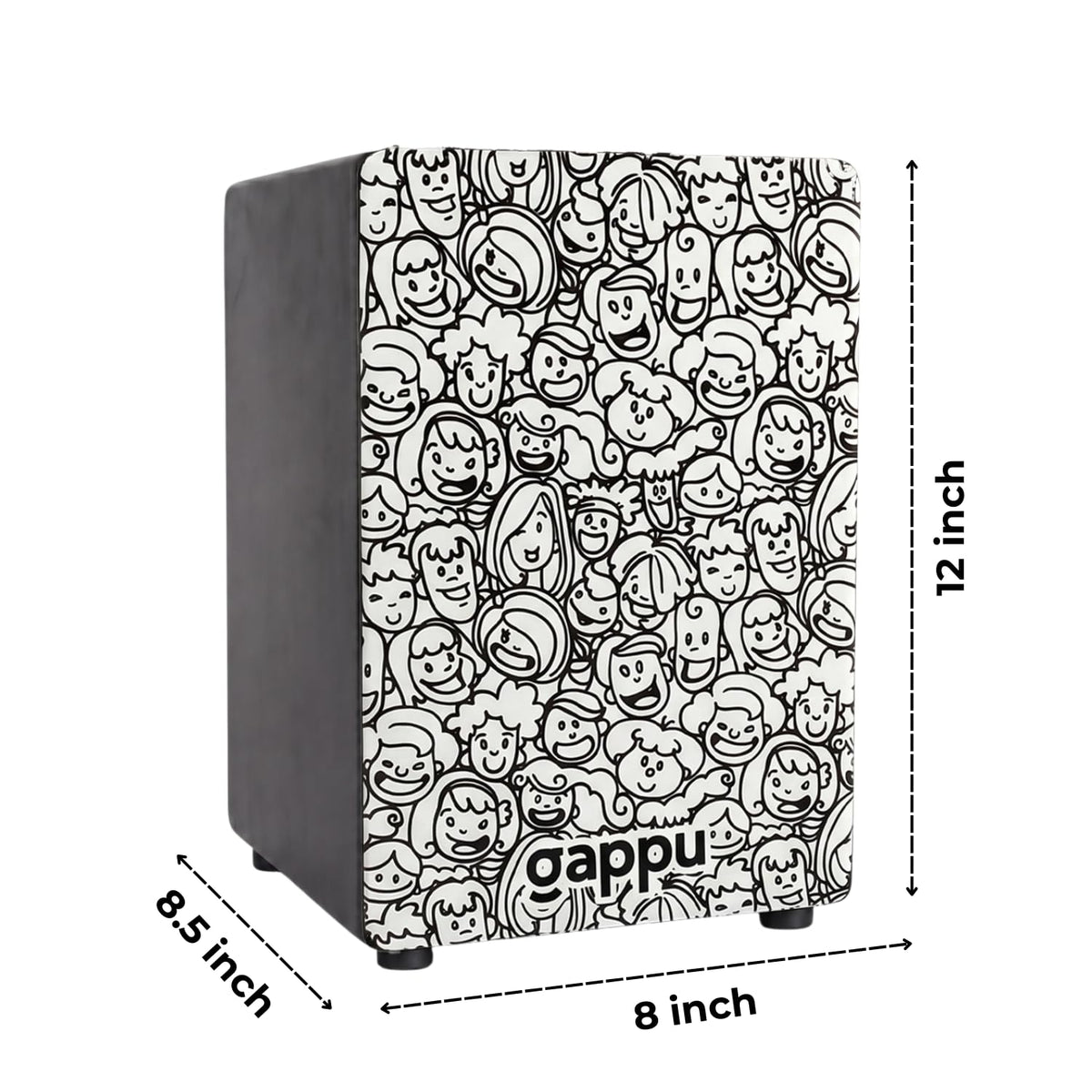 Gappu Kids Cajon Doodle Face Design