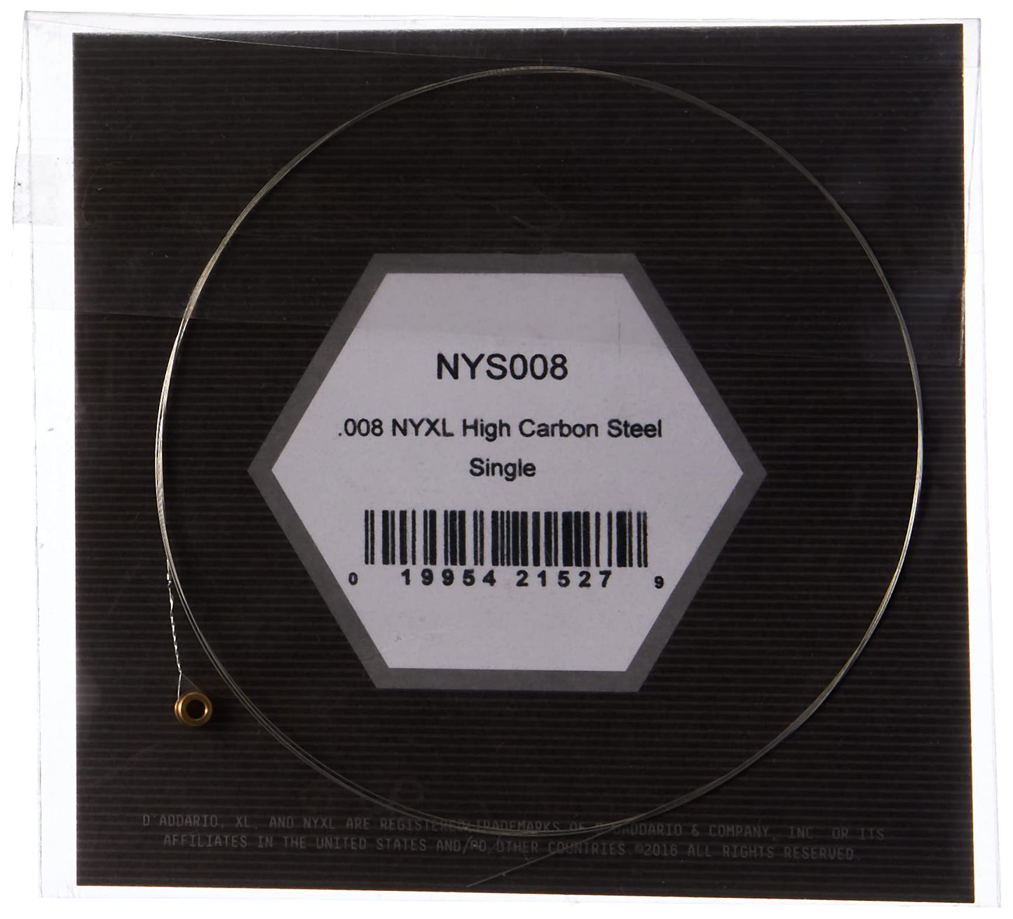 D'Addario NYXL Single Plain Steel Guitar String .008 (NYS008) - Deccan Retail