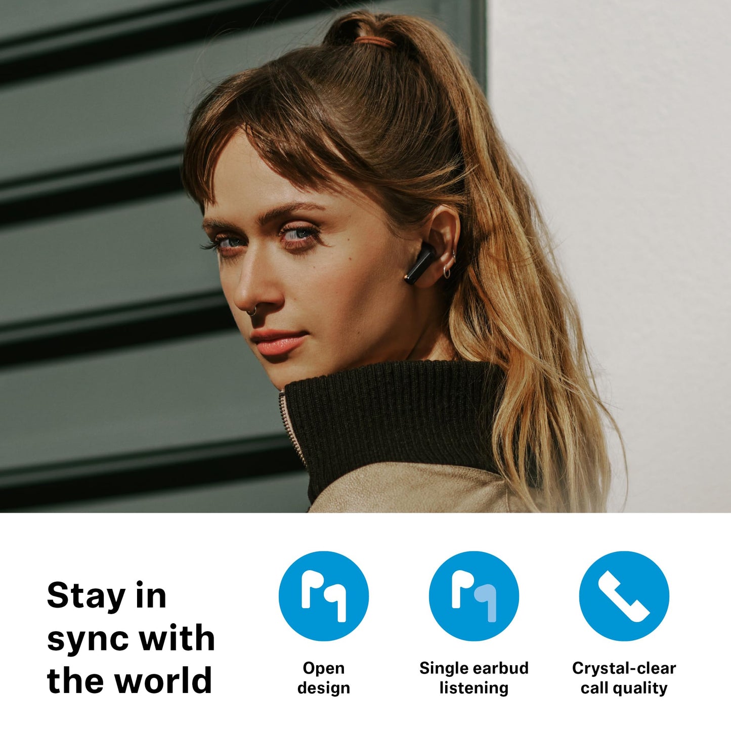 Sennheiser ACCENTUM Open True Wireless Earbuds – Black - Deccan Retail