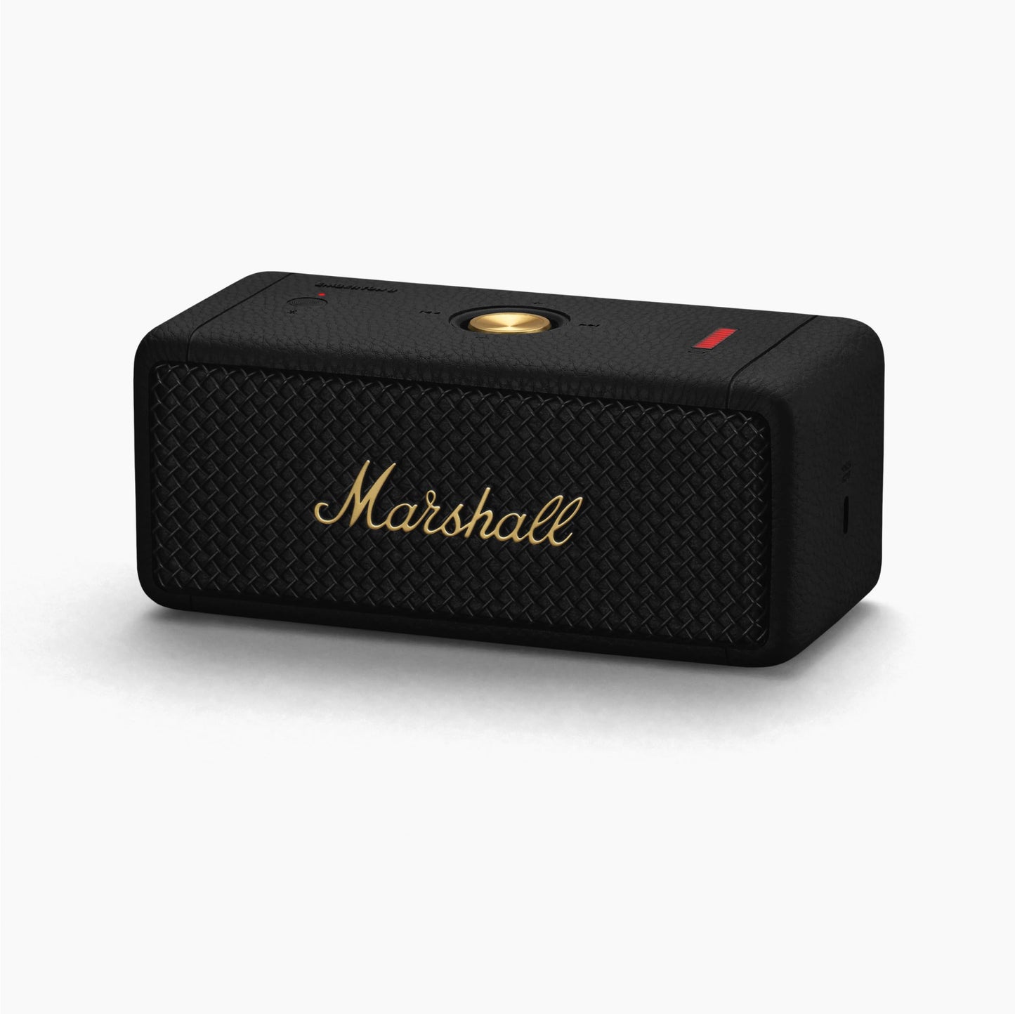 Marshall Emberton II Portable Bluetooth Speaker – Black & Brass - Deccan Retail