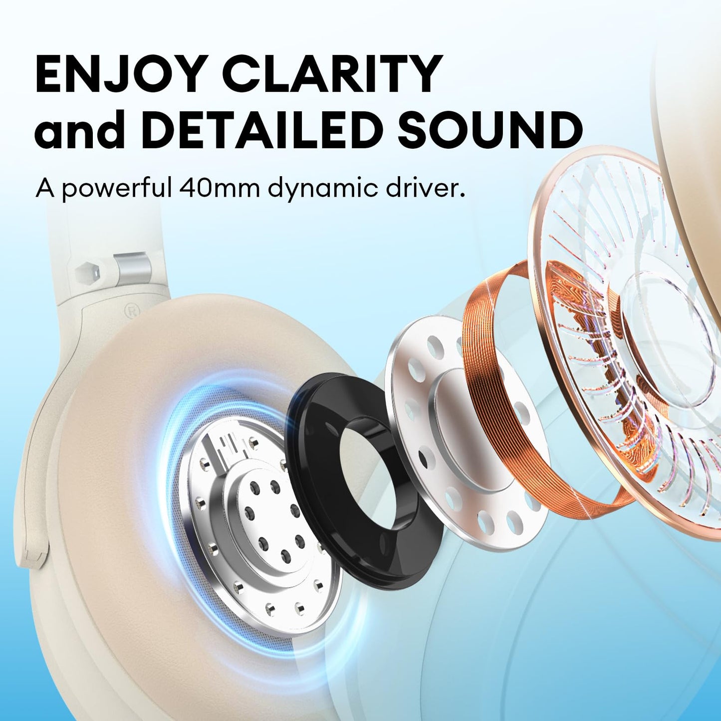 Edifier WH700 NB Headphones - Ivory - Deccan Retail