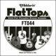 D'Addario Flat Tops Semi-Flat Phosphor Bronze Acoustic Guitar Single String .044 (FT044) - Deccan Retail