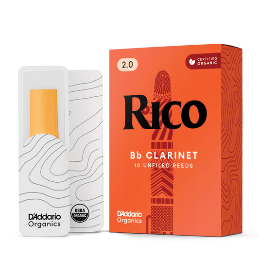 Rico Bb Clarinet Reeds Strength 2.0 – 10 Pack - Deccan Retail