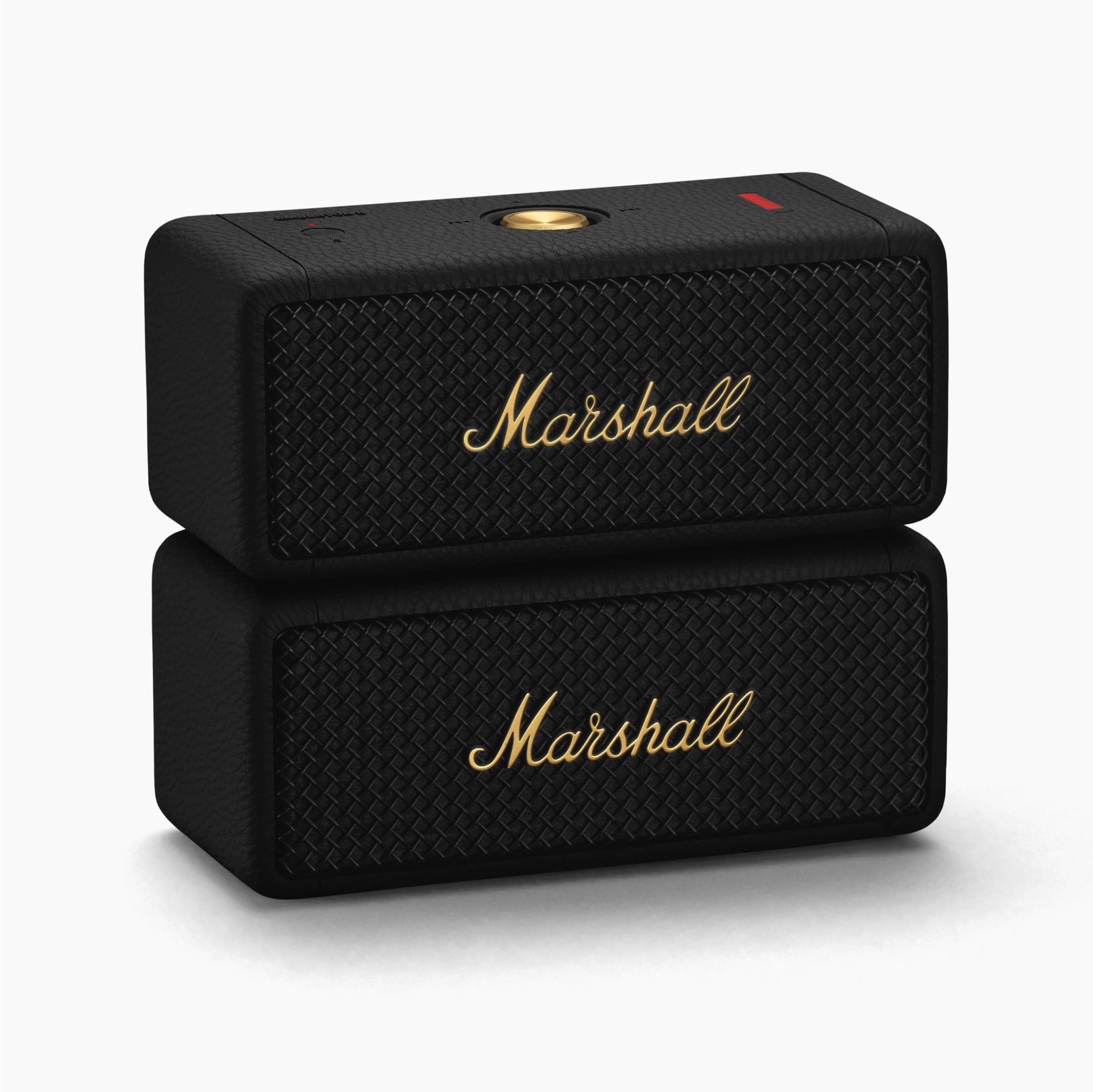 Marshall Emberton II Portable Bluetooth Speaker – Black & Brass - Deccan Retail
