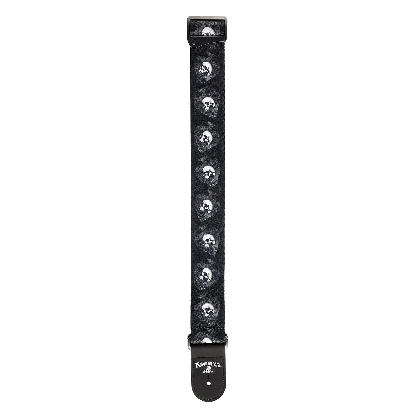 D'Addario Alchemy Skulls in Spades Guitar Strap - Deccan Retail