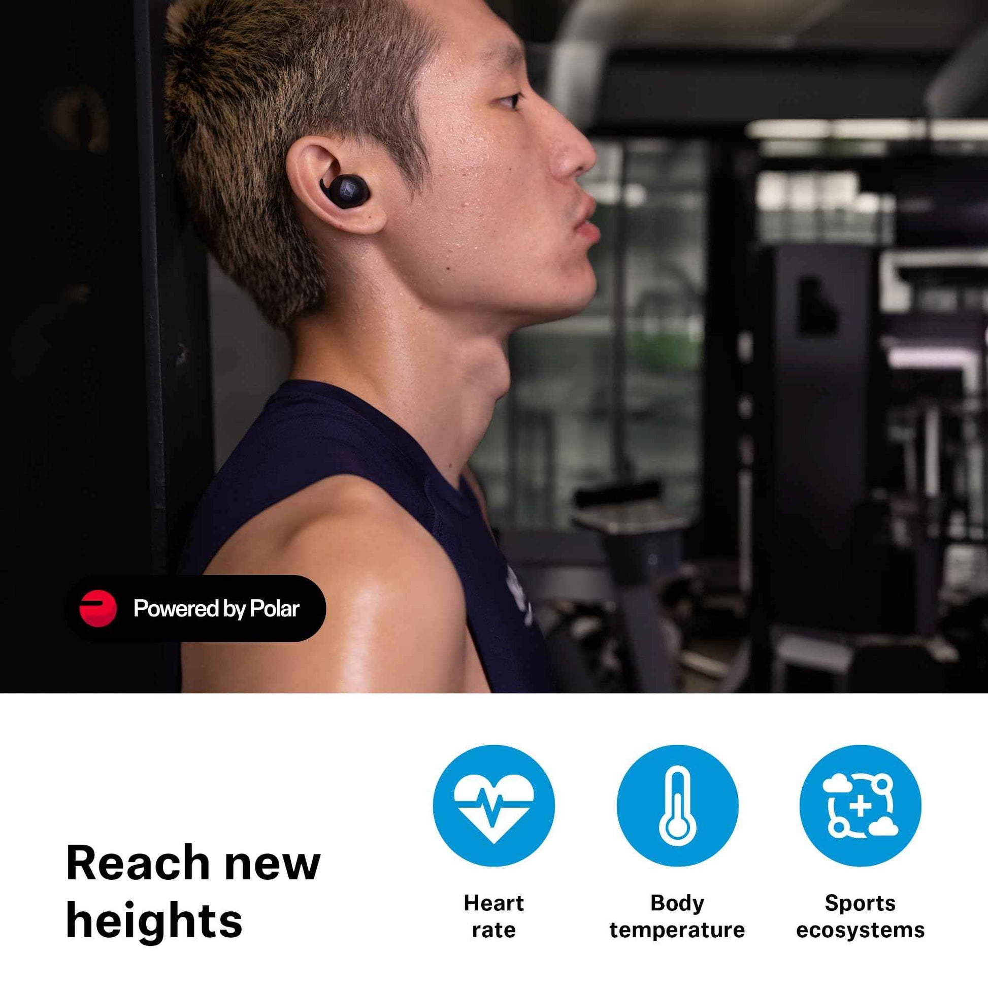 Sennheiser Momentum Sport Earbuds with ANC - Black