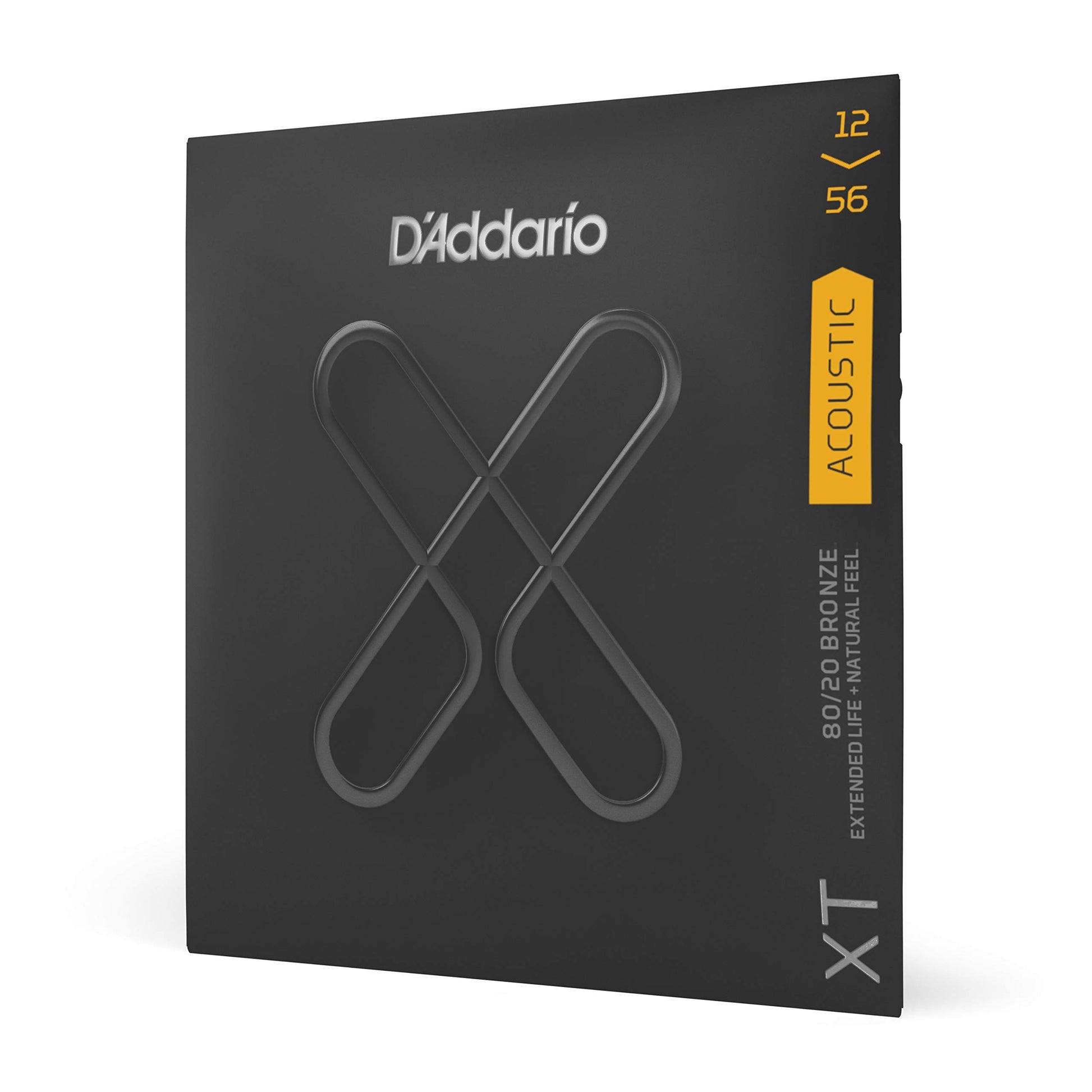 D'Addario XT 80/20 Bronze Acoustic Guitar Strings Light Top/Medium Bottom 12-56 - Deccan Retail