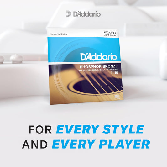D'Addario PB053 Phosphor Bronze Acoustic Guitar String .053 - Deccan Retail