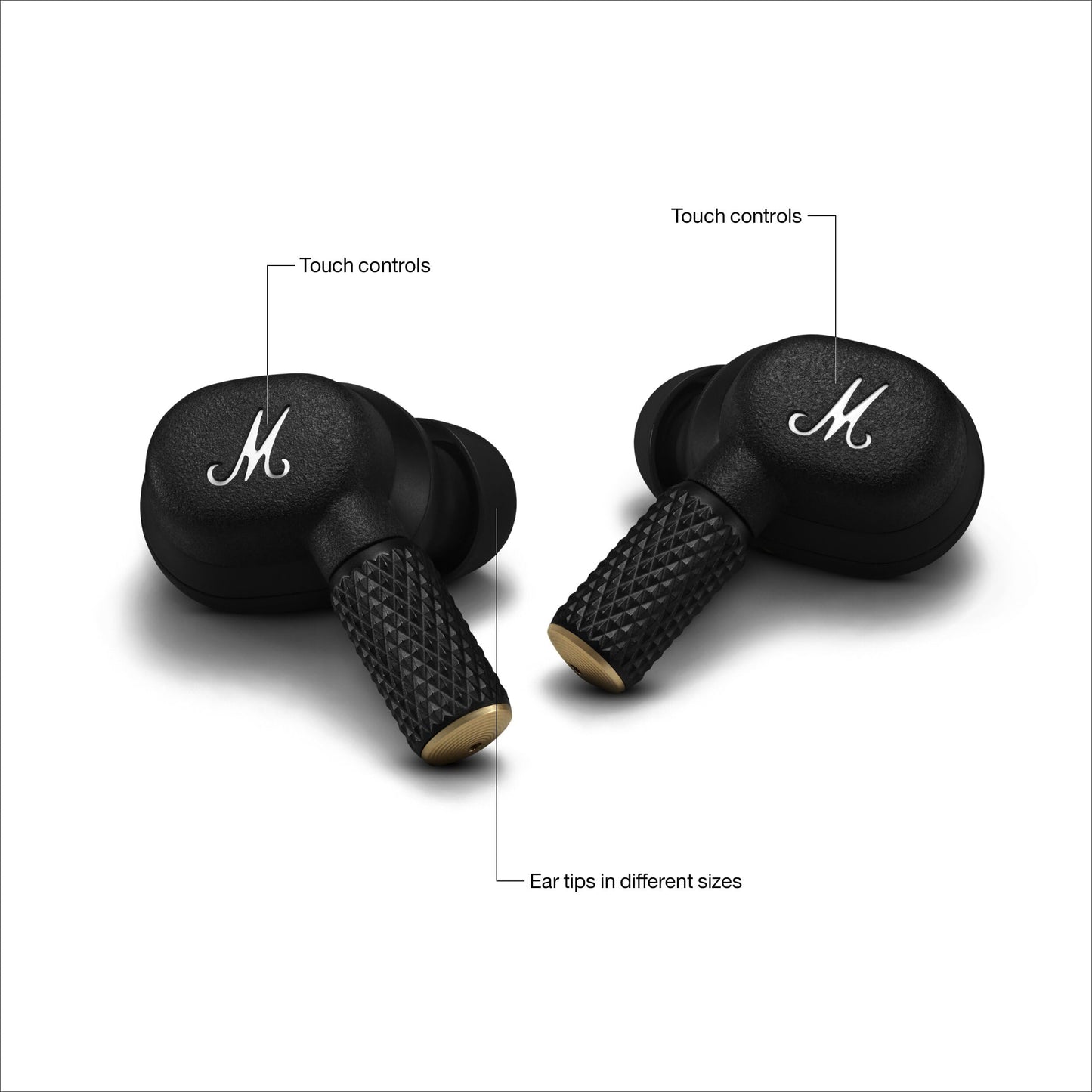 Marshall Motif II ANC True Wireless Earbuds – Black - Deccan Retail