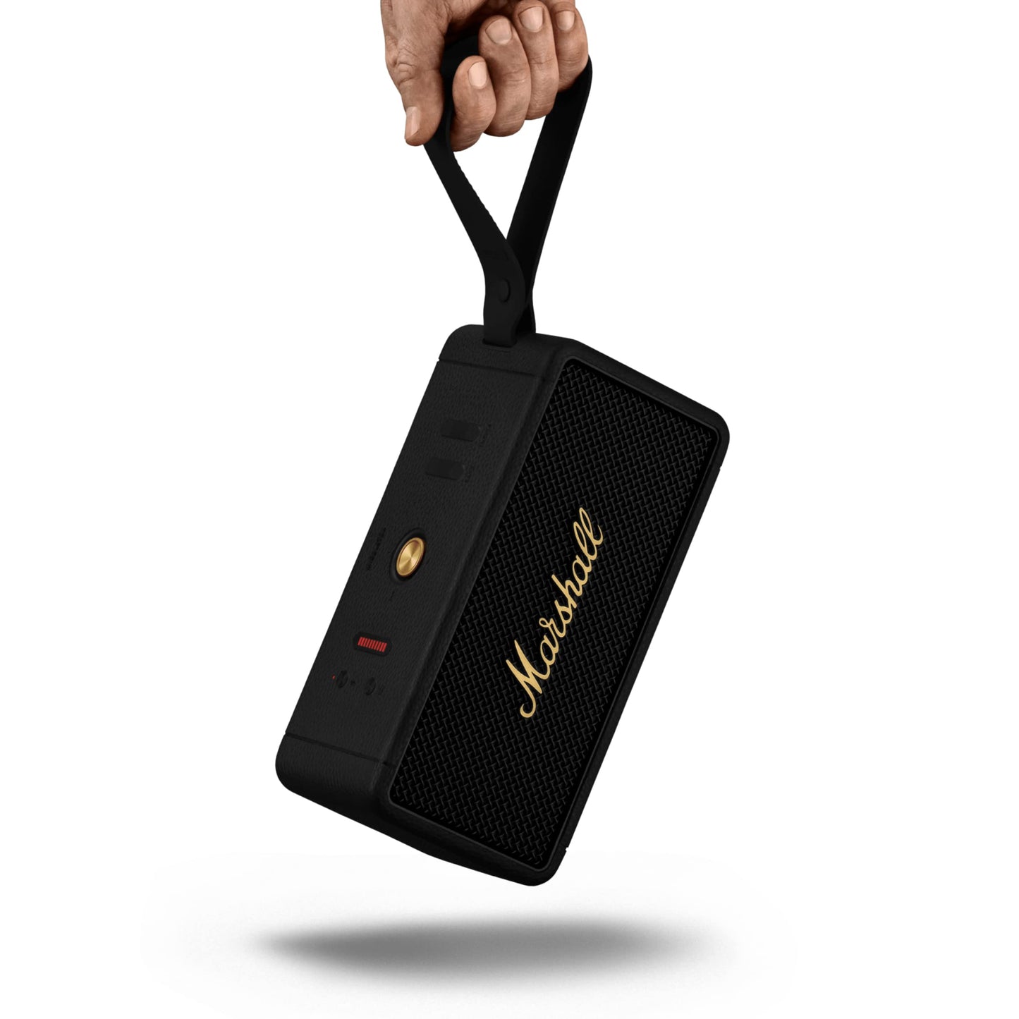 Marshall Middleton Portable Bluetooth Speaker – Black & Brass - Deccan Retail