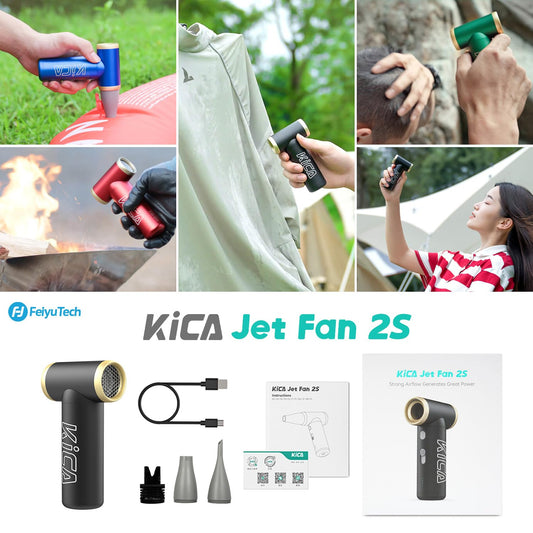 KiCA Jet Fan 2S Electric Air Duster – Black - Deccan Retail