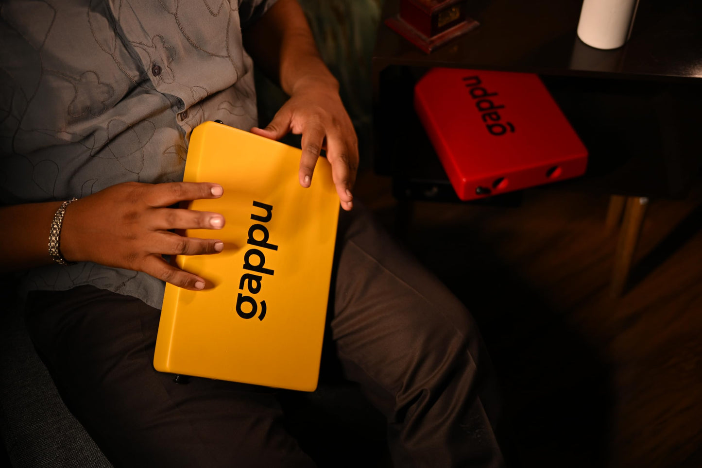 Gappu JamBox with Strap - Yellow - Deccan Retail