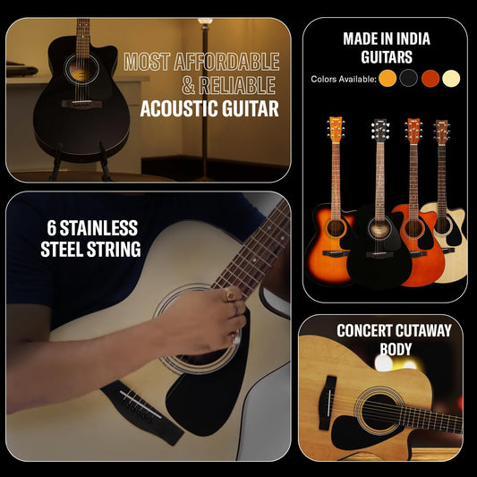 Yamaha FS80C Acoustic Guitar – Natural Finish - Deccan Retail