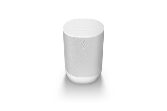 Sonos Move 2 Wireless Portable Speaker with Charging Base – White - Deccan Retail