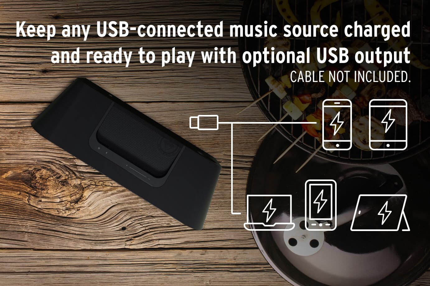 Klipsch Groove XXL Portable Bluetooth Speaker with 5.25" Subwoofer and 22-Hour Battery Life – Includes 3.5mm Input and Dual 2" Drivers
