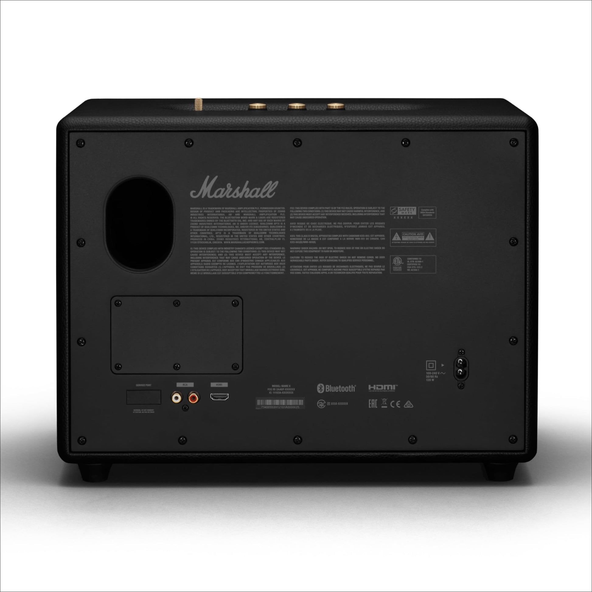 Marshall Woburn III Home Speaker – Black - Deccan Retail