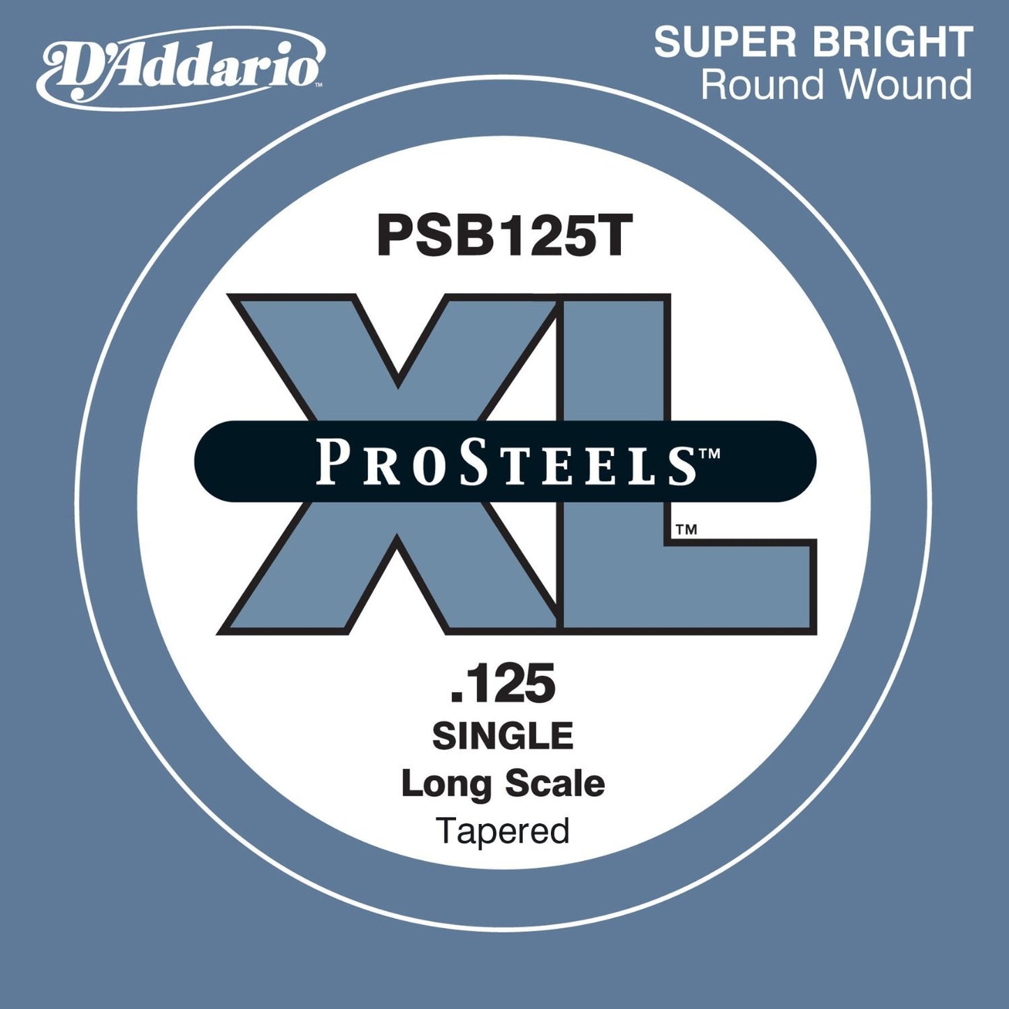 D'Addario ProSteels Bass Guitar Single String Long Scale .125 Tapered (PSB125T) - Deccan Retail