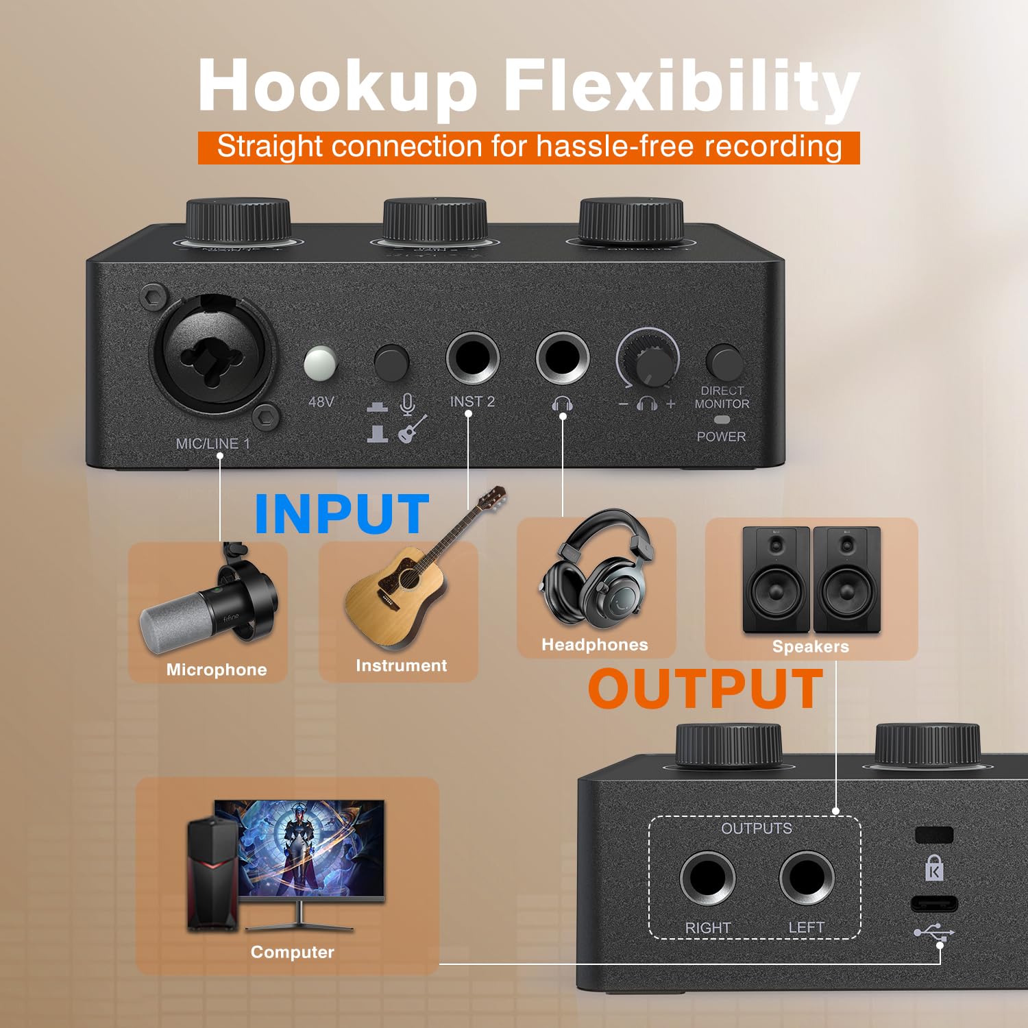 FIFINE SC1 USB Audio Interface - Deccan Retail