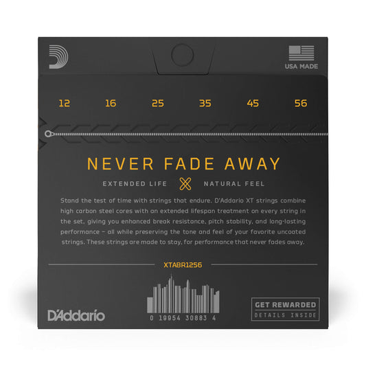 D'Addario XT 80/20 Bronze Acoustic Guitar Strings Light Top/Medium Bottom 12-56 - Deccan Retail