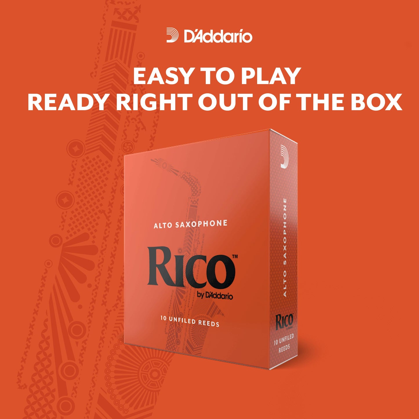 Rico Alto Sax Reeds Strength 3.5 – 25 Pack - Deccan Retail