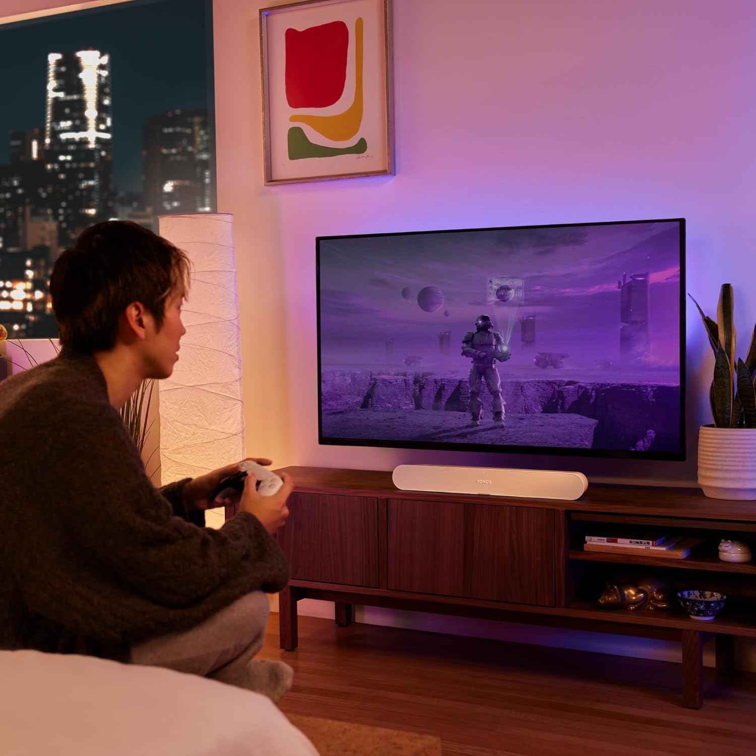 Sonos Ray | Compact Soundbar for TV and Music - White