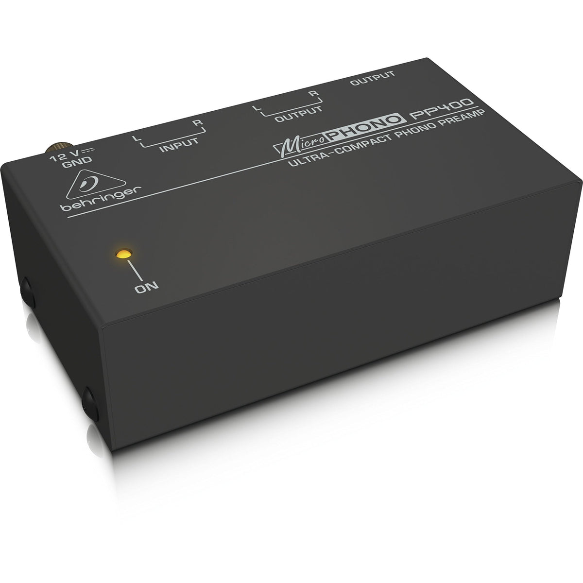 Behringer Microphono PP400 Phono Pre-Amplifier – Silver