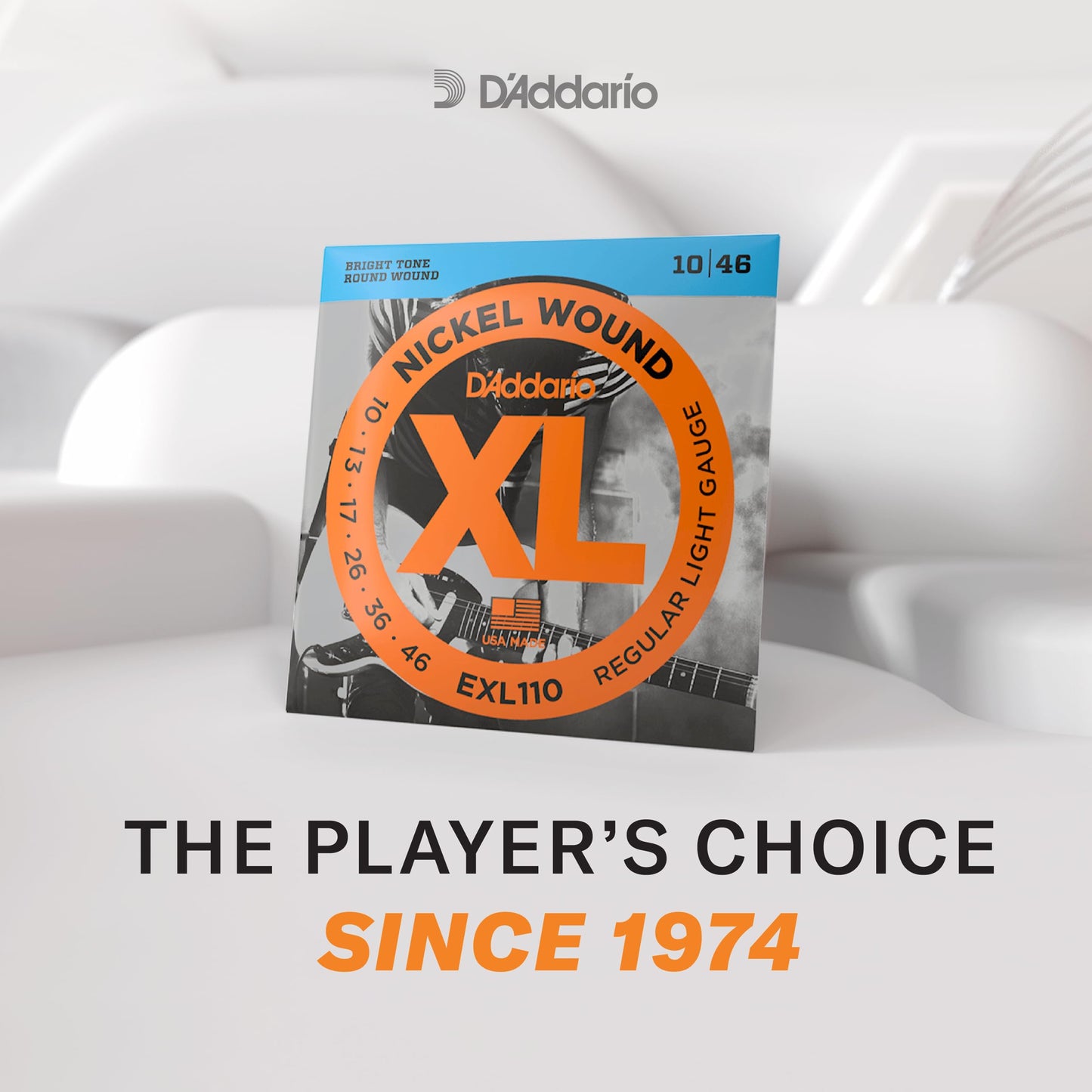 D'Addario EXL110BT Nickel Wound Electric Guitar Strings Regular Light 10-46 Balanced Tension - Deccan Retail