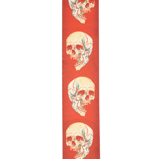 D'Addario Alchemy Guitar Strap – Live Life Skull (50AL08) - Deccan Retail