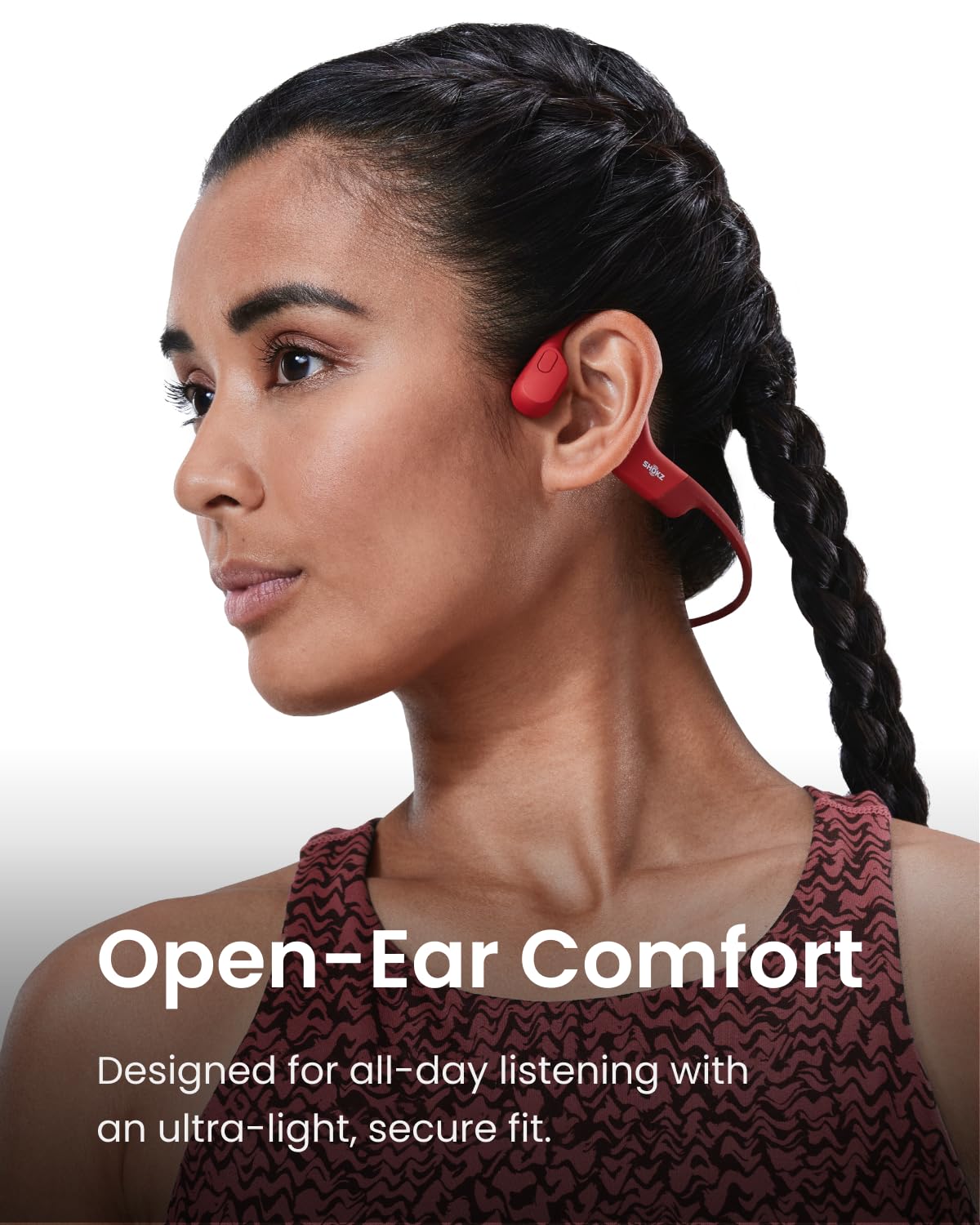 SHOKZ OpenRun – Solar Red - Deccan Retail