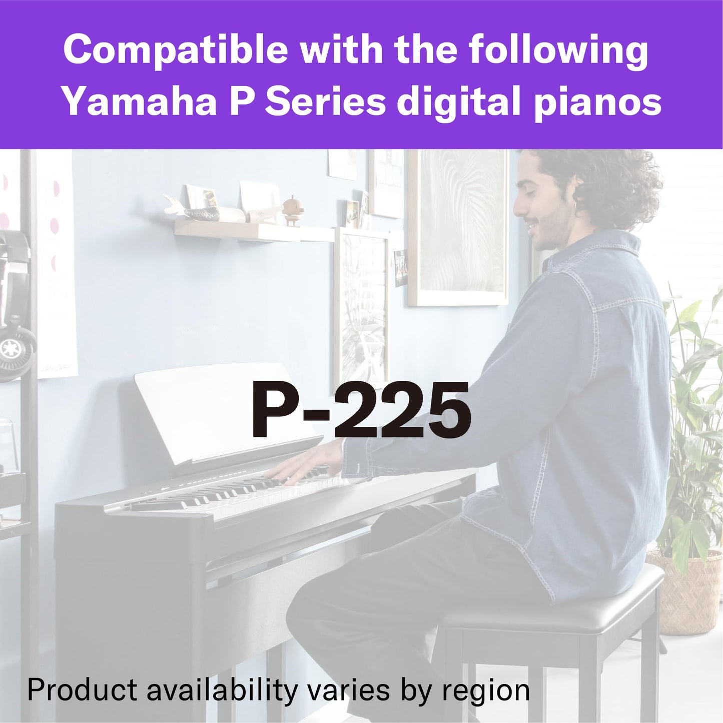 Yamaha L200B Furniture Stand for P225B Digital Piano – Black - Deccan Retail