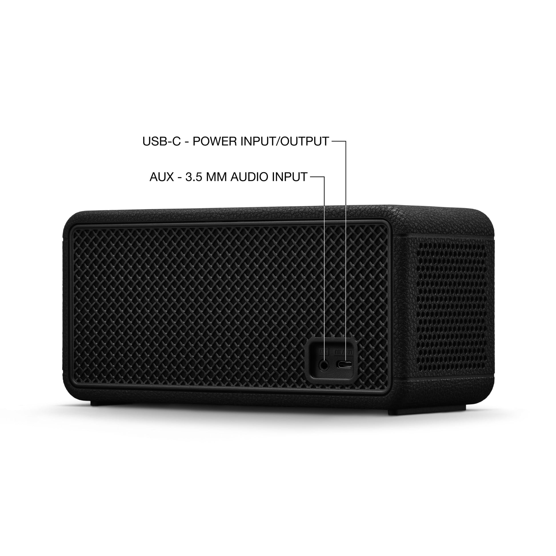 Marshall Middleton II Portable Bluetooth Speaker – Black & Brass - Deccan Retail