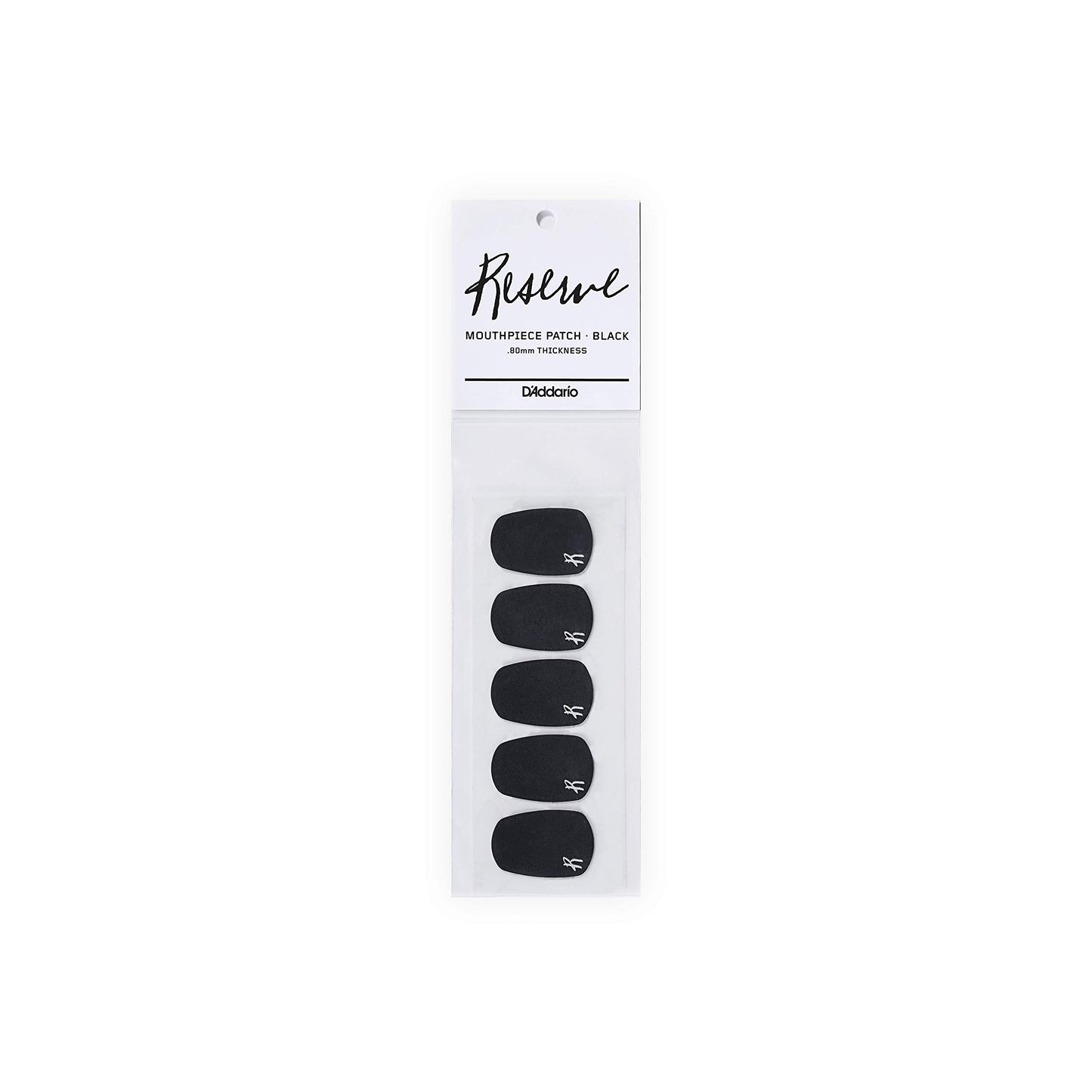 D'Addario Reserve Mouthpiece Patches Black – 5 Pack - Deccan Retail
