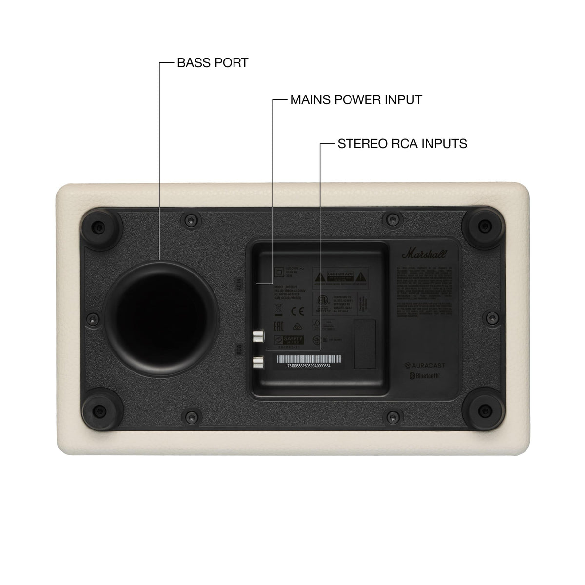 Marshall Acton IV Bluetooth Stereo Home Speaker – Cream (PRE-ORDER)