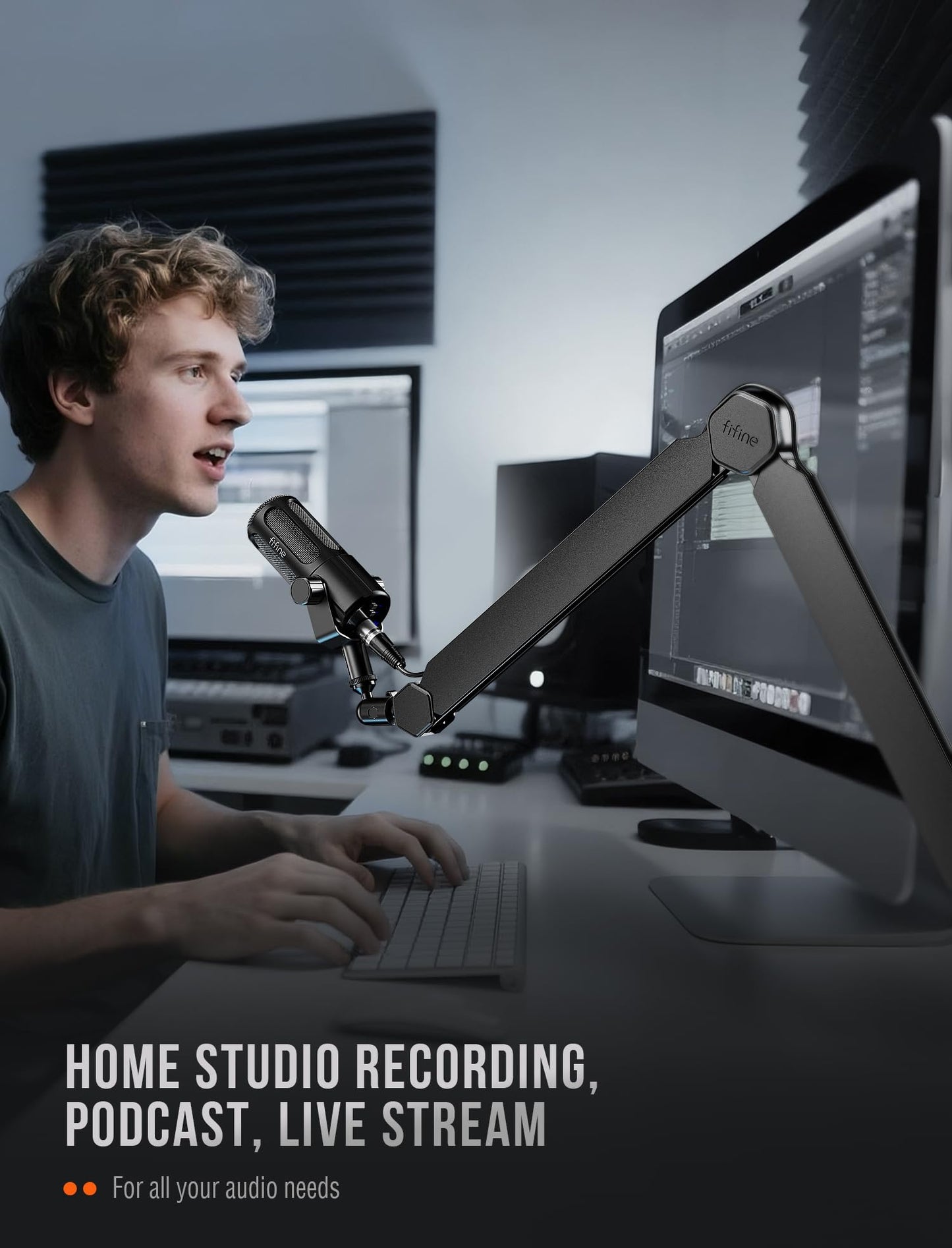 FIFINE BM66 Microphone Boom Arm - Deccan Retail