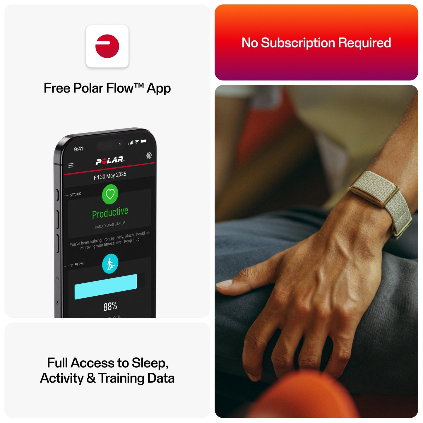 Polar Loop Gen 2 Screen-Free Wellness Tracker – Gold Sand - Deccan Retail