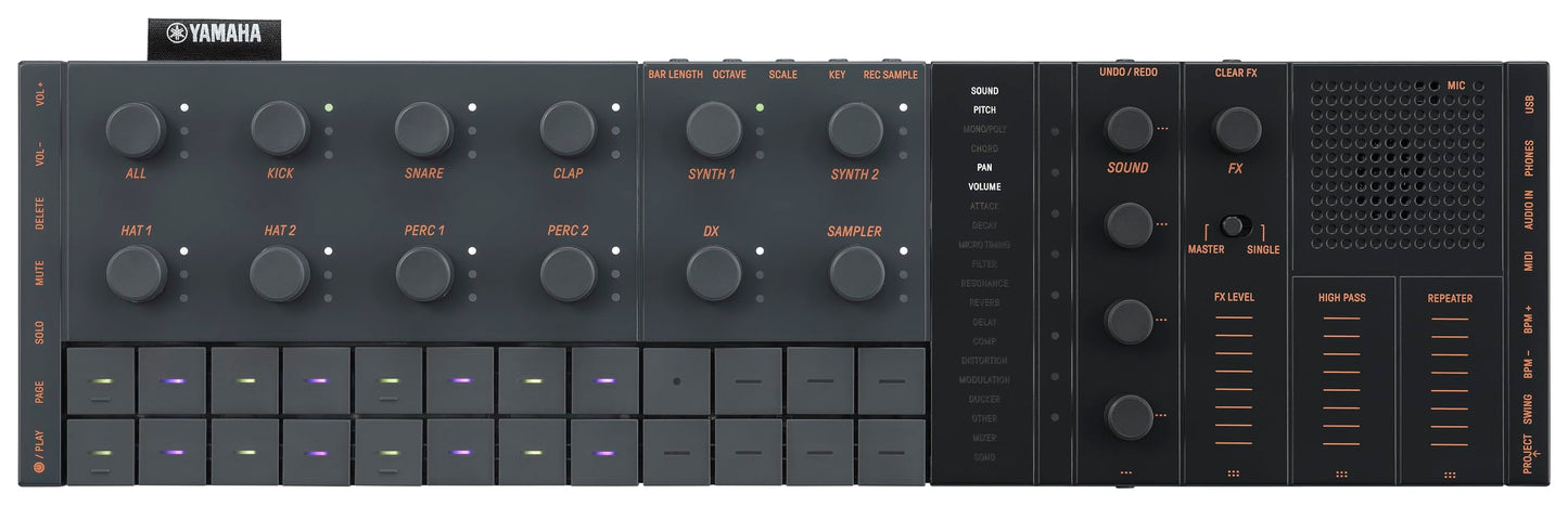 Yamaha SEQTRAK Music Production Studio – Black - Deccan Retail